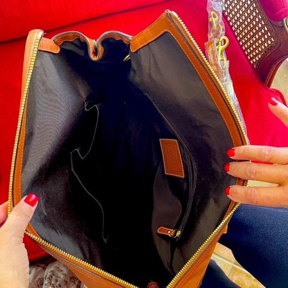 Coach Hampton Tiffany leather carryall Tote - Picture 10 of 12